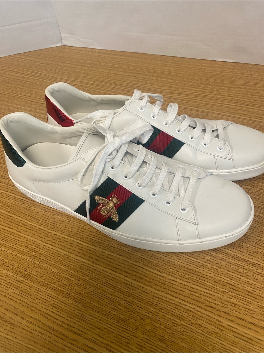 Gucci Ace Embroidered Low Top Sneakers
